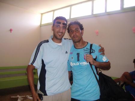 Chadli  gardien des lions d'atlas  et moi